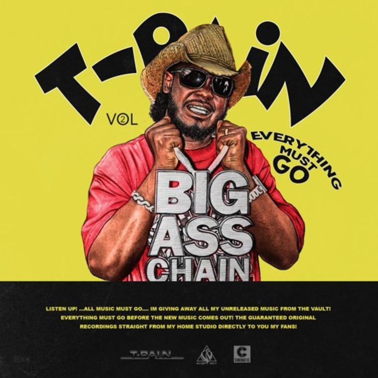 T-Pain Everything Must Go 2 mixtape cover art streaming tracklist